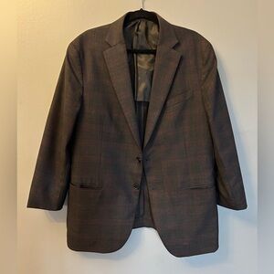 Classic Gray Patterned Kenneth Cole Awearness Men's Blazer